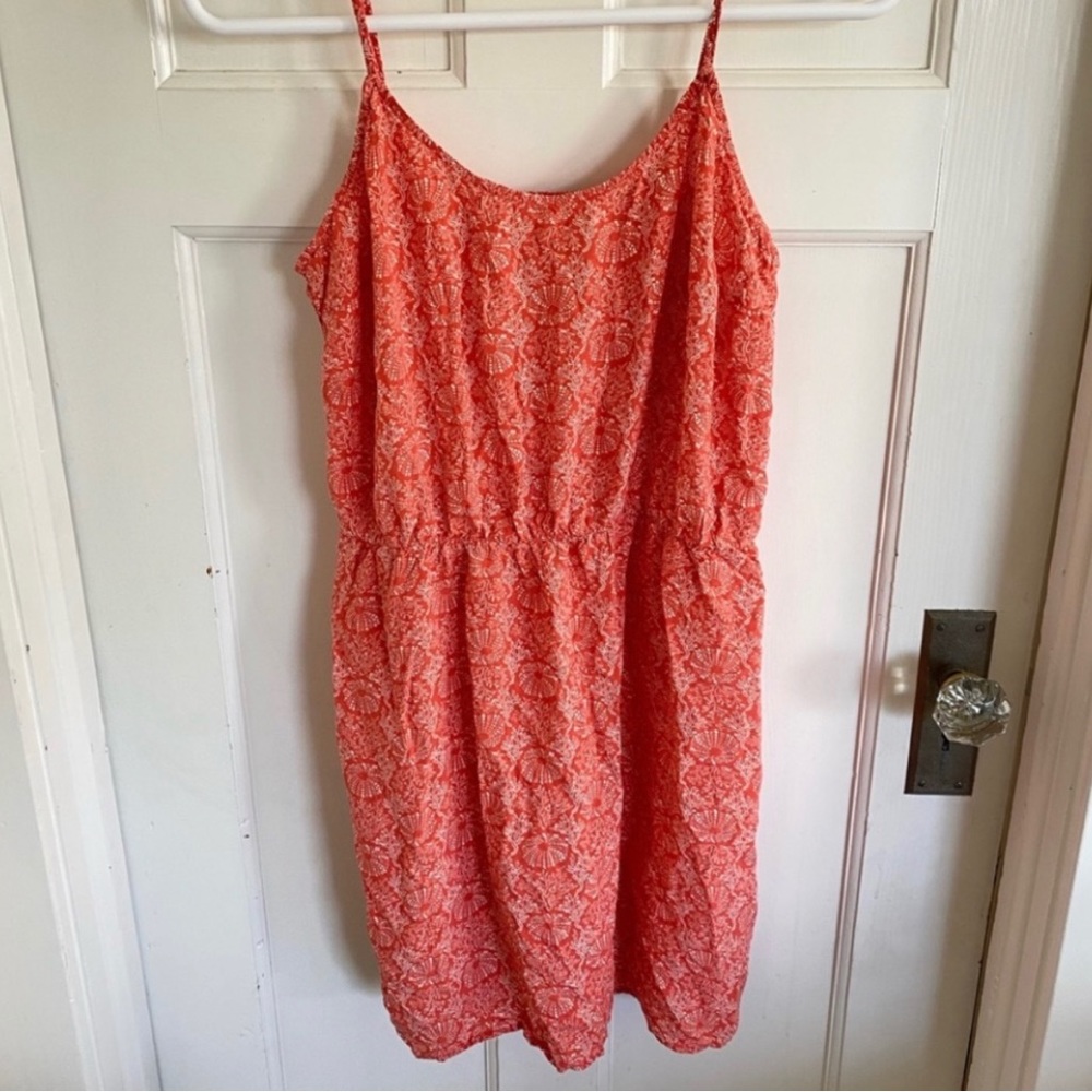 Old Navy Coral pink sea urchin mini dress size xl